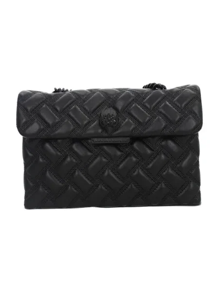 Kurt Geiger De piele geantă poștaș KENSINGTON negru