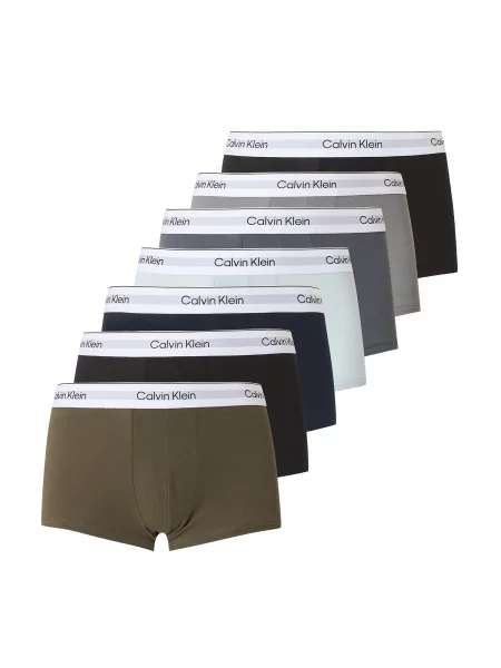 Calvin Klein Underwear Boxeri bleumarin / gri grafit / gri închis / oliv / verde mentă negru