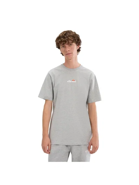 ELLESSE Póló világosszürke / piros fehér