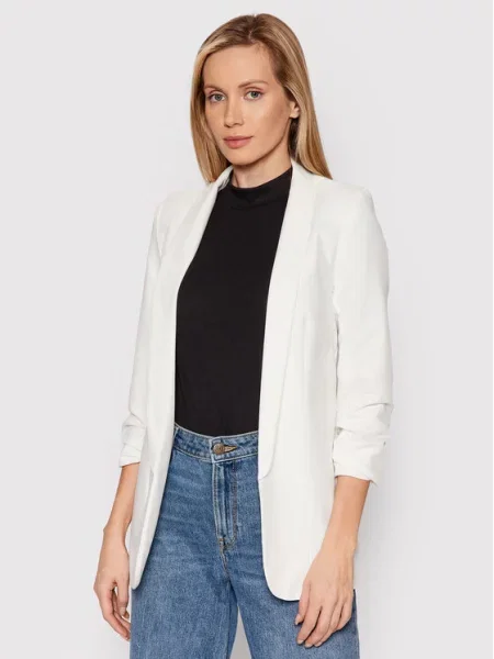 Pieces Sakoi Boss Regular Fit bijela