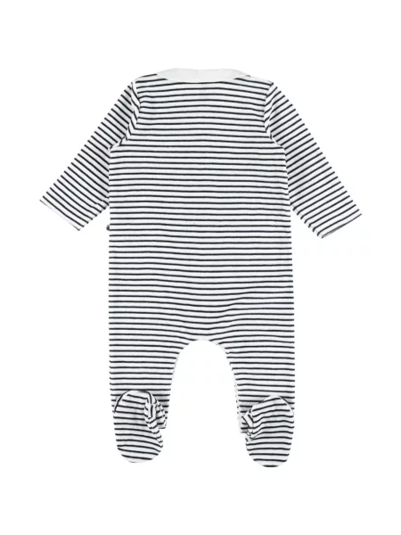 Piżama dziecięca Petit Bateau biała