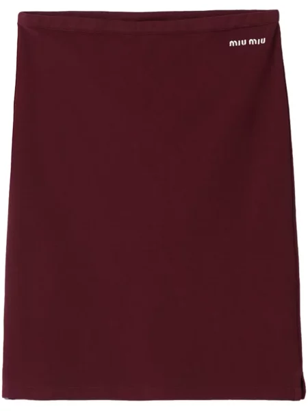 Fustă Miu Miu cu broderie
