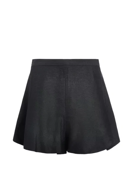 Pantaloni scurți Marie Oliver cu talie înaltă negru