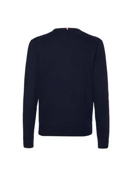 Tommy Hilfiger Sweter Granatowy niebieski