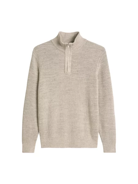 Marc O'Polo sweter z bawełną beżowy