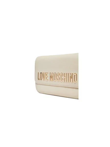 Ročna torba LOVE MOSCHINO Écru