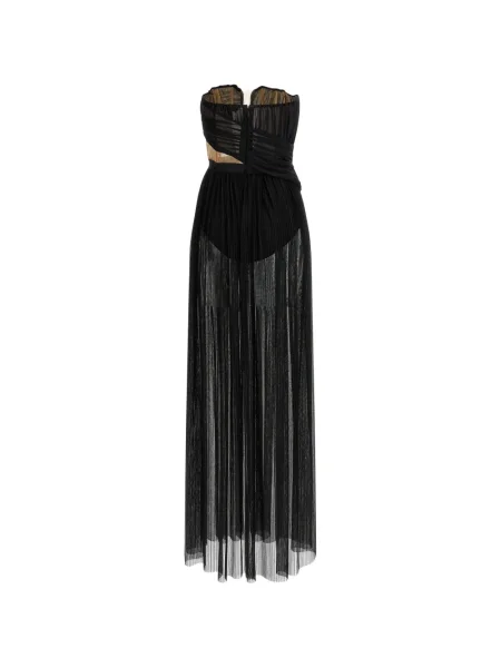 Rochie maxi Nensi Dojaka drapată de costum negru