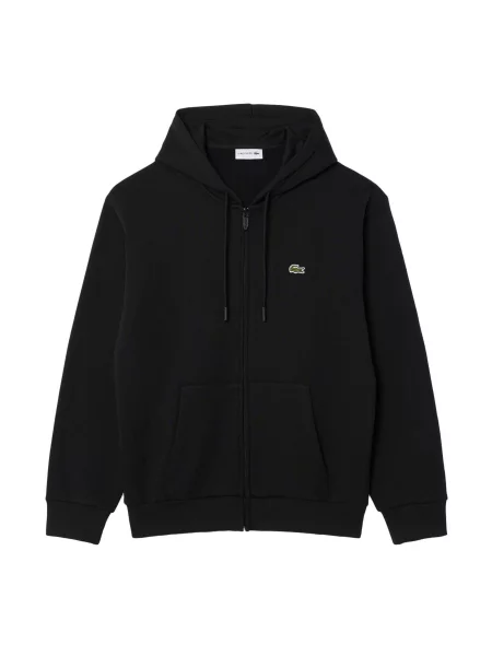 LACOSTE Tréning póló zöld / fekete fehér