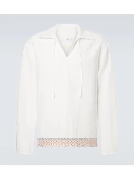 Cămașă Commas de in alb