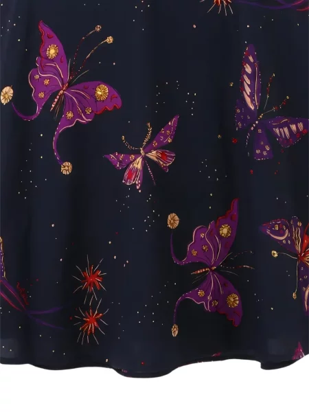 Rochie mini Valentino Garavani cu imagine albastru