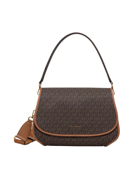 MICHAEL Michael Kors torebka crossbody z imitacji skóry Holmes brązowa