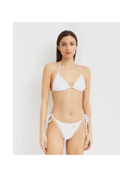 Top Dolce And Gabbana wiązany biały