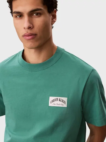 Футболка Calvin Klein Jeans зеленая