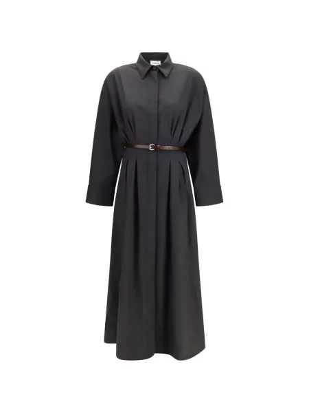 Cu centură rochie P.a.r.o.s.h. gri
