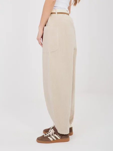 Панталон Rue Paris кафяво