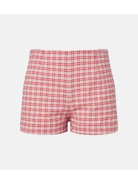 Szorty Faithfull w kratę czerwone