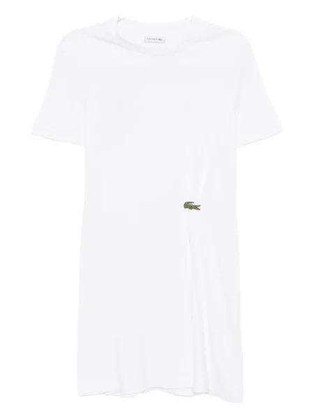 Udrapować sukienka Lacoste garniturowa biała