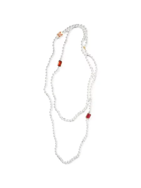 Colier Izabel Display cu perle alb