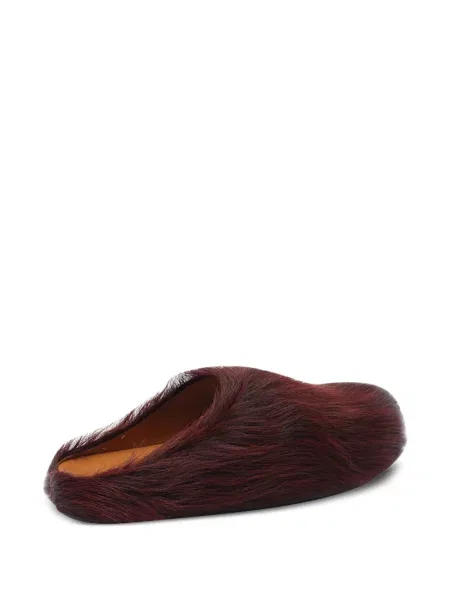 Papuci tip mules Marni roșu