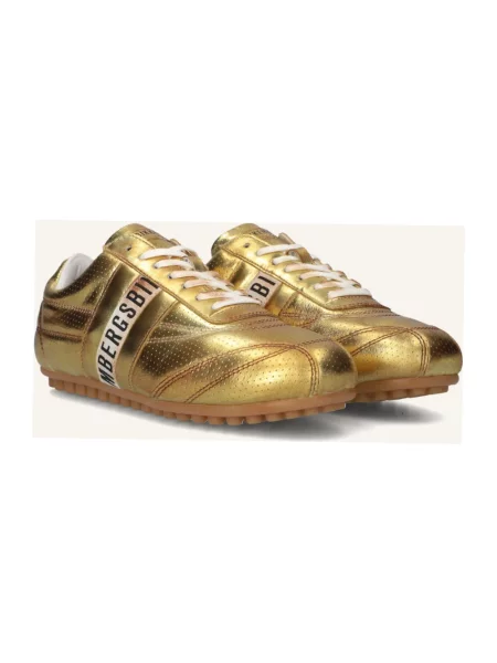 Sneakersy Bikkembergs skórzane żółte