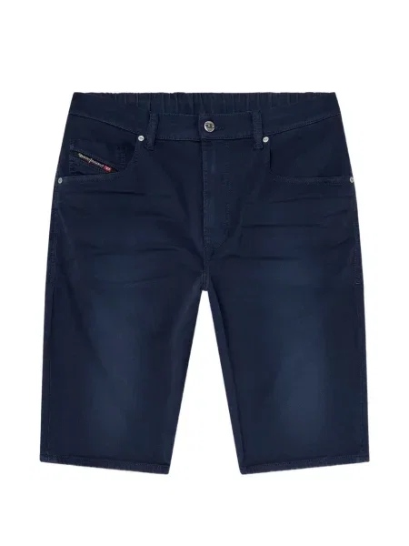 Pantaloni scurți din denim Diesel albastru