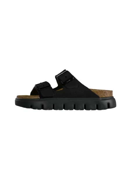 Pantofi Papillio din piele de căprioară chunky negru
