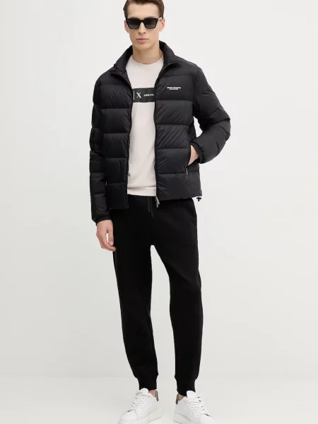 Armani Exchange De puf geacă negru