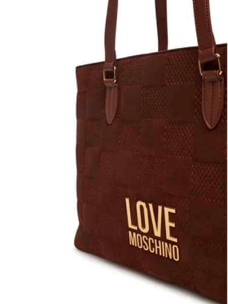 Kabelka Love Moschino hnedá