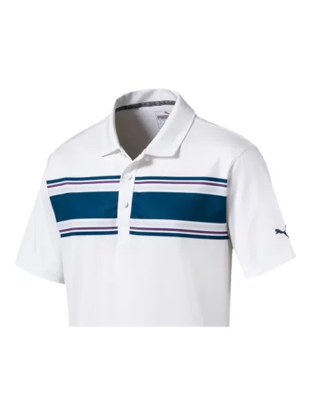 Tricou polo Puma alb