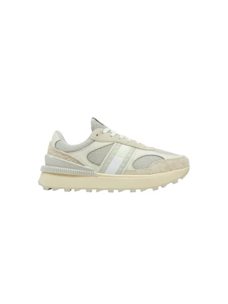 Sneakersy Tommy Jeans skórzane beżowe