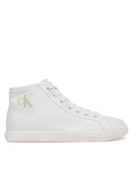 Calvin Klein Jeans Sneakers Ess Vulc Mid Cv Mg Wn alb