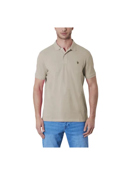 Koszulka polo U.s Polo Assn. beżowa