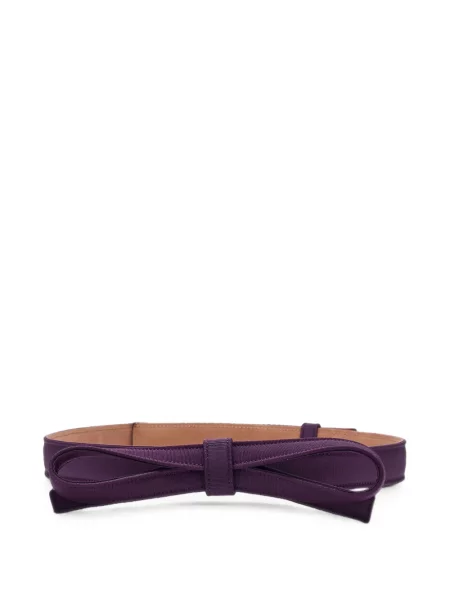 Curea Carolina Herrera cu funde de mătase violet
