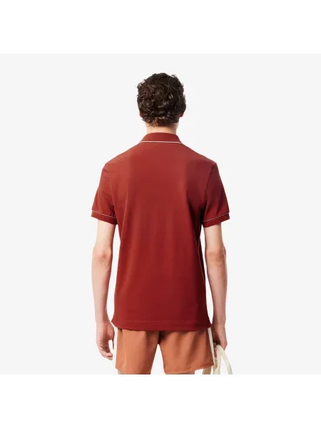 Поло Lacoste коричневое