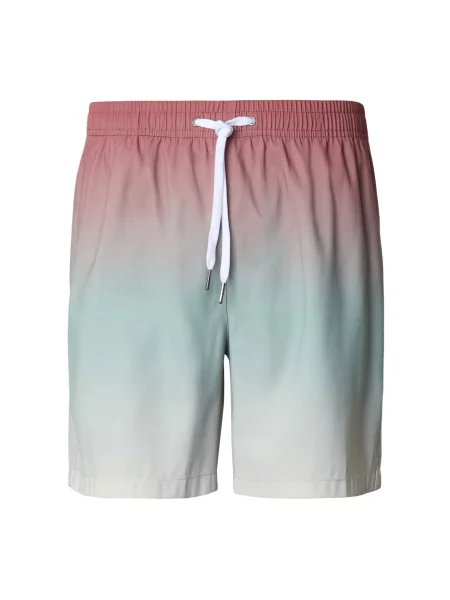 Urban Classics Plavecké šortky mátová / jasně červená
