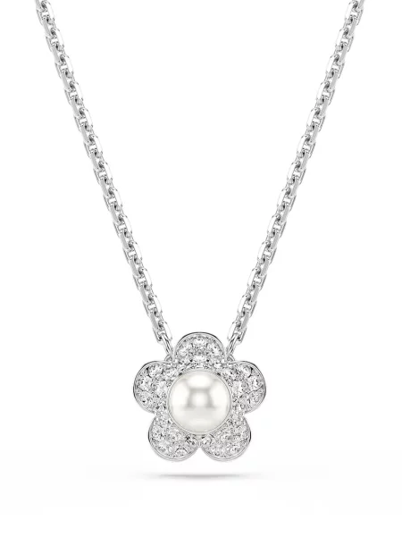 Palton Swarovski alb