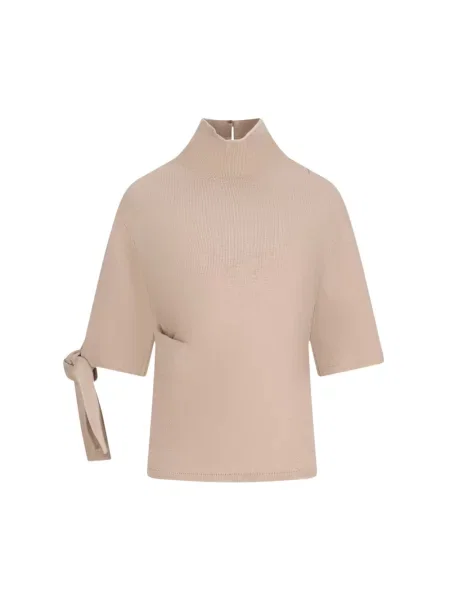 Sweter Jacquemus wełniany beżowy