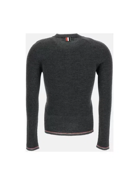 Kardigan Thom Browne wełniany szary
