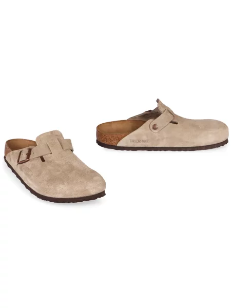Klapki Birkenstock brązowe