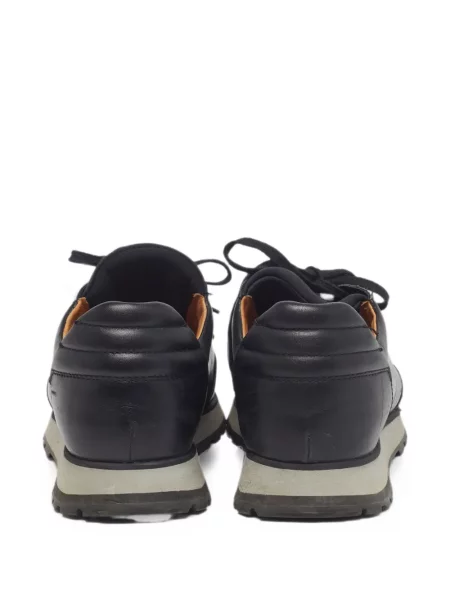 Маратонки Santoni с връзки с дантела черно