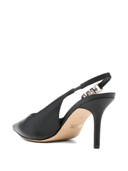 Pantofi cu toc Guess slingback negru