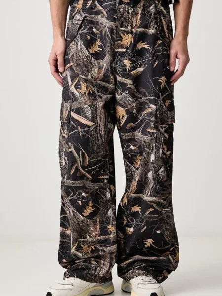Spodnie cargo Carhartt Wip w piórka czarne