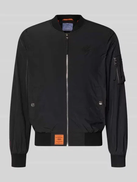 Bomberka z naszywką z logo i wpuszczanymi Original Bombers czarny