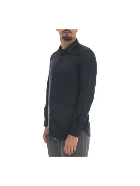 Koszula Emporio Armani biznesowa niebieska