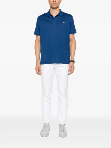 Polo Paul & Shark cu broderie albastru