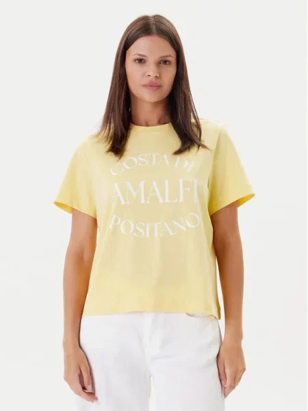 Vero Moda T-Shirt Sonna żółty