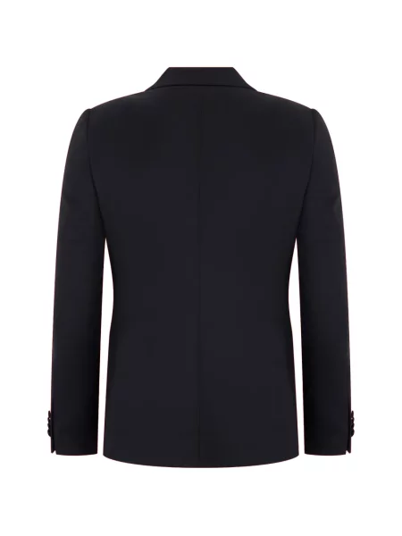 Μονόστομος μπλέιζερ Zegna μπλε