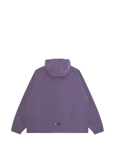 Geacă Aape By A Bathing Ape cu glugă cu autograf violet