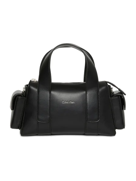 Geantă Calvin Klein cu bretele negru