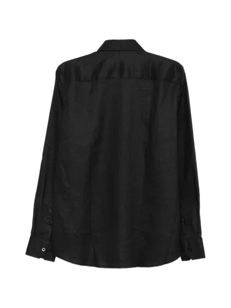 Cămașă Karl Lagerfeld cu broderie negru